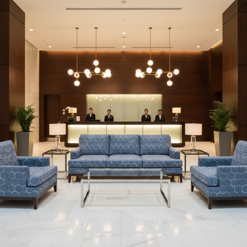 Pelican Cay - Lapis Upholstered Sofa | Architectural Fabrics
