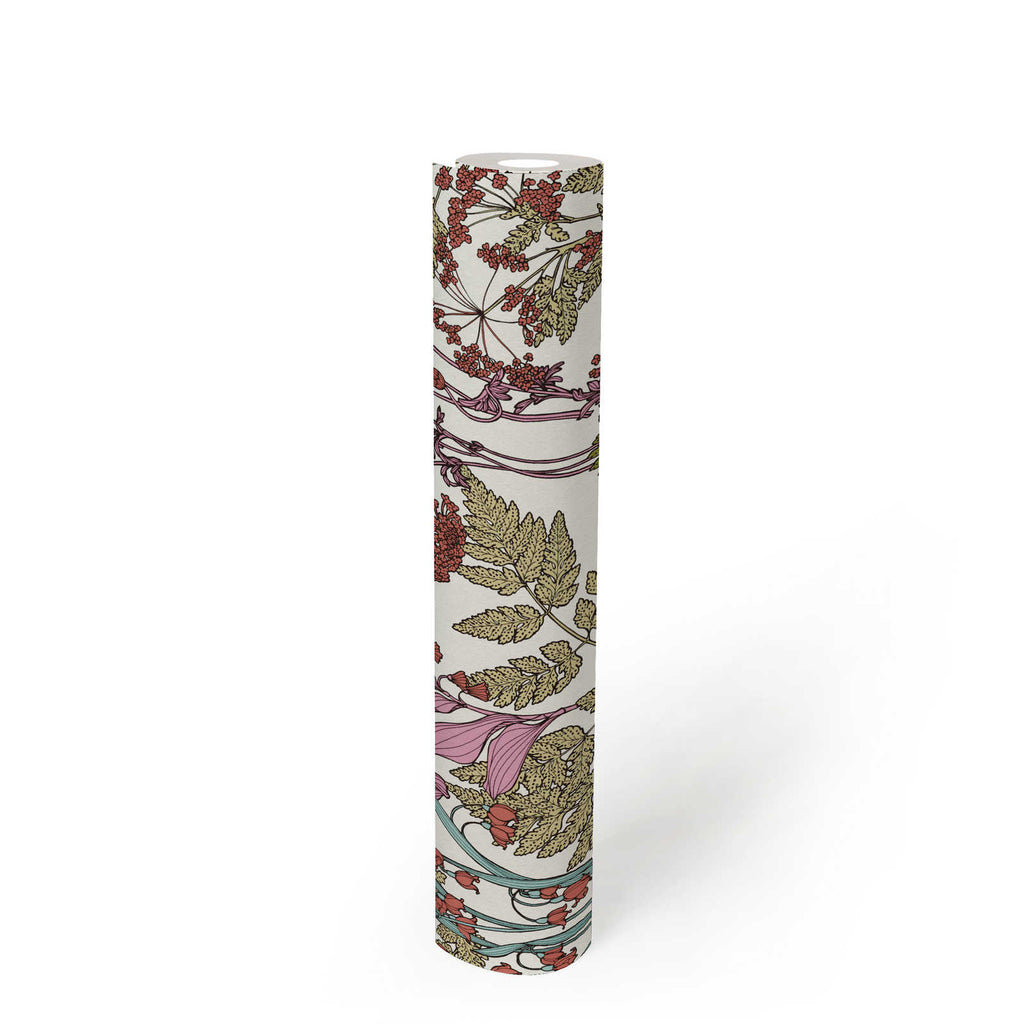 Floral Impression Cream Wallcovering | AS Creation