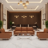 Algiers - Sienna Earth Performance Vinyl Upholstered Sofa | Architectural Fabrics