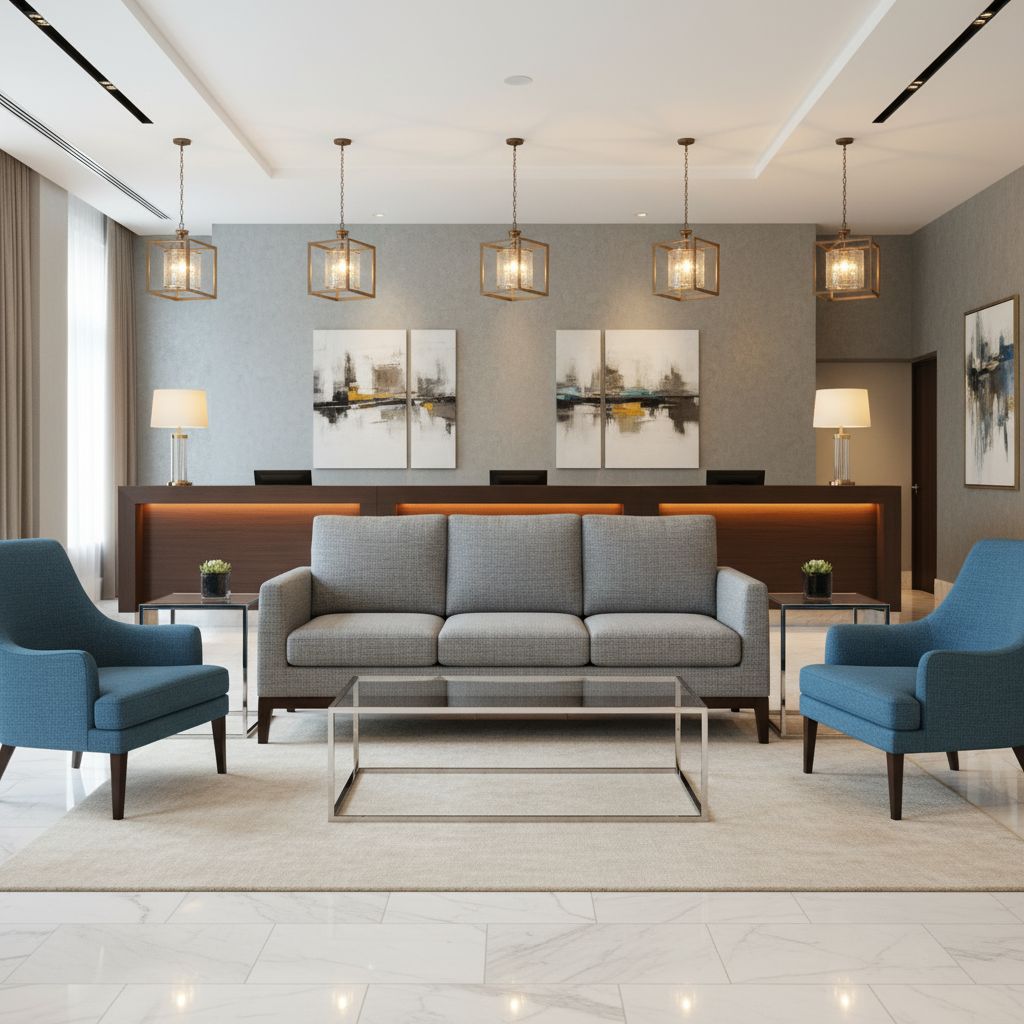 Marigot - Azure Upholstered Sofa | Architectural Fabrics