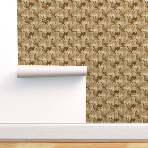 Cammie The Camel Camoflague Contemporary | Architectural Wallcoverings