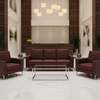 Puerto Plata - Oxblood Upholstered Sofa | Architectural Fabrics