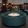 Linen Island - Resort Upholstered Banquette | Architectural Fabrics