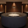 Steeple Reef - Cadet Upholstered Banquette | Architectural Fabrics
