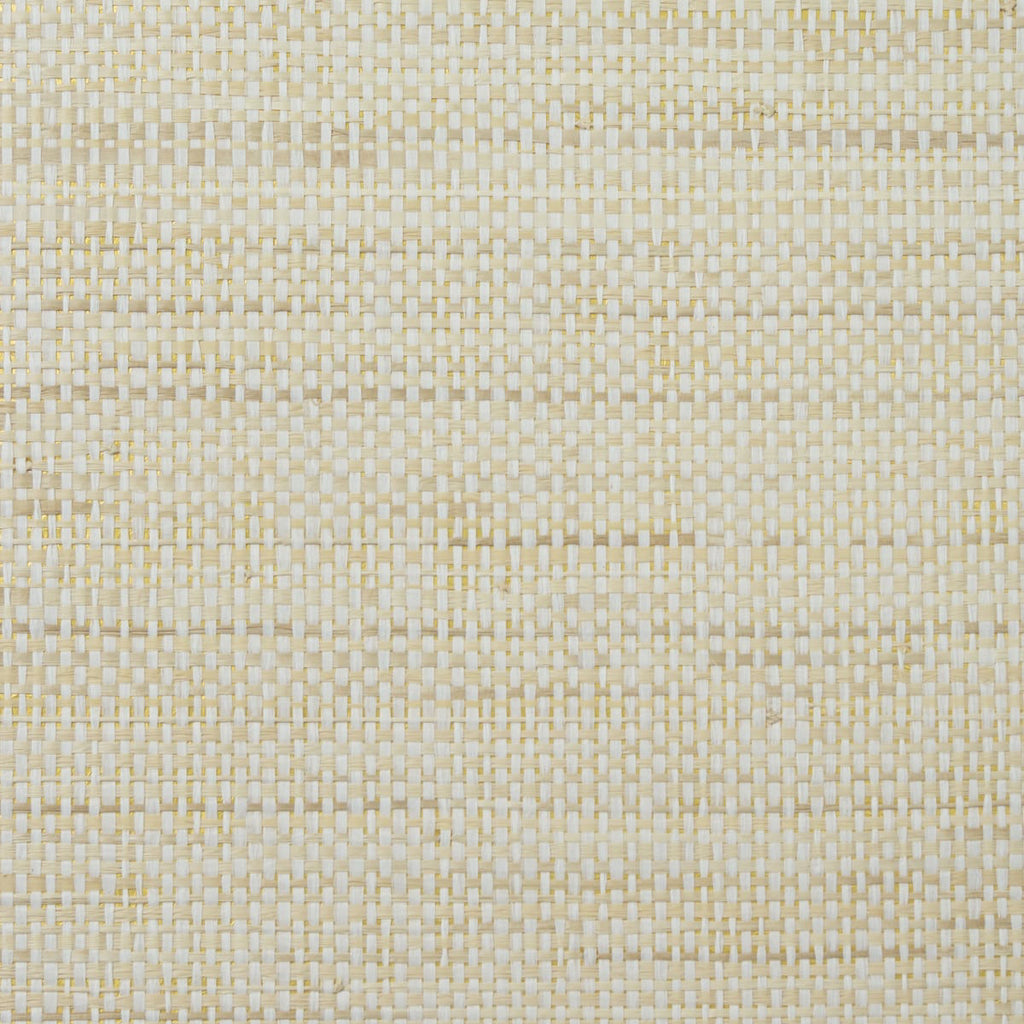 Nantucket Grasscloth Antique White & Gold Wallcovering | Phillipe Romano