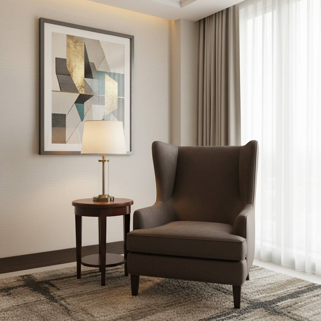Maho Bay - Fudge Upholstered Chair | Architectural Fabrics