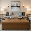 Berretta - Berretta Performance Vinyl Upholstered Ottoman | Architectural Fabrics