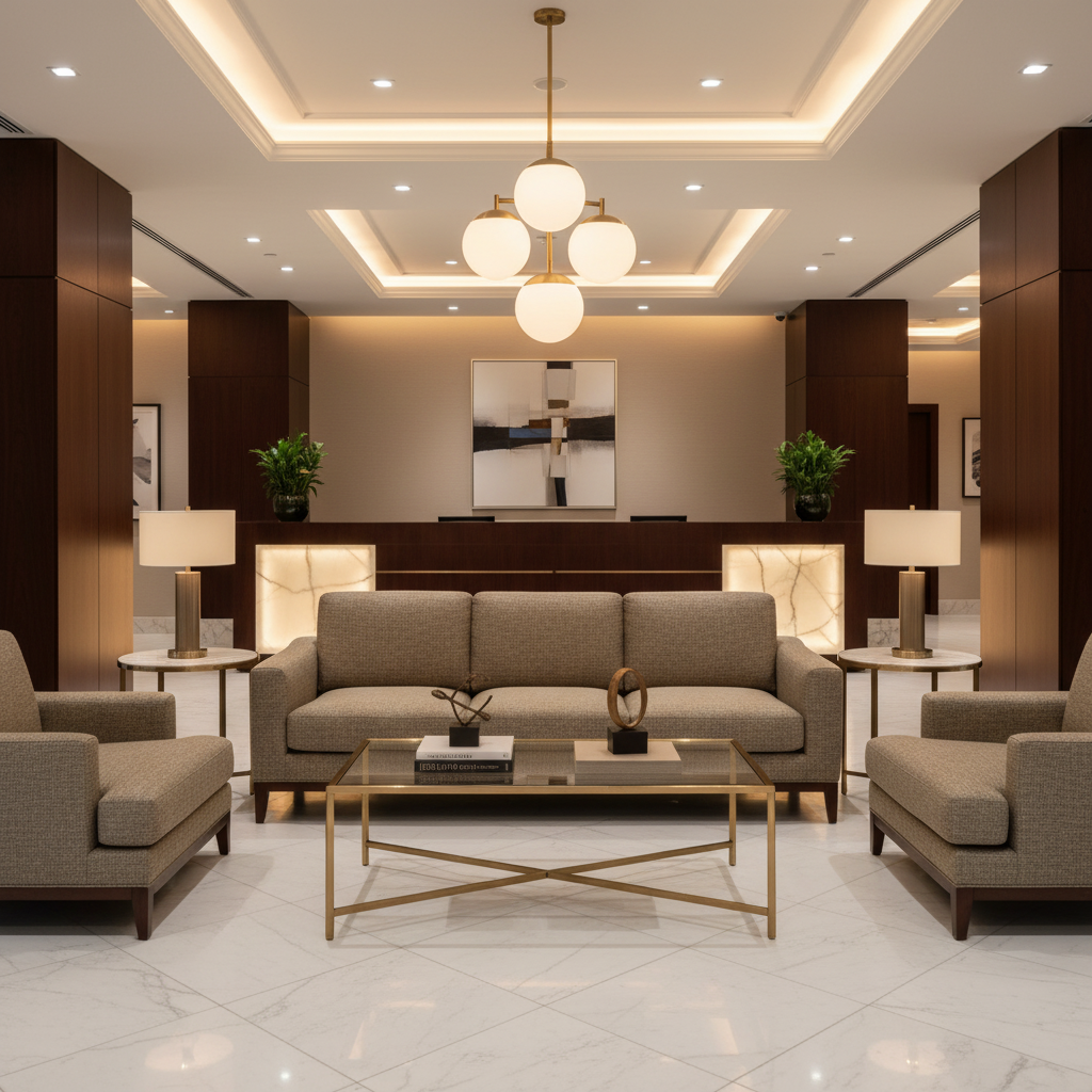 Subtle Textured Solid Muted Bronze Upholstered Sofa | Architectural Fabrics