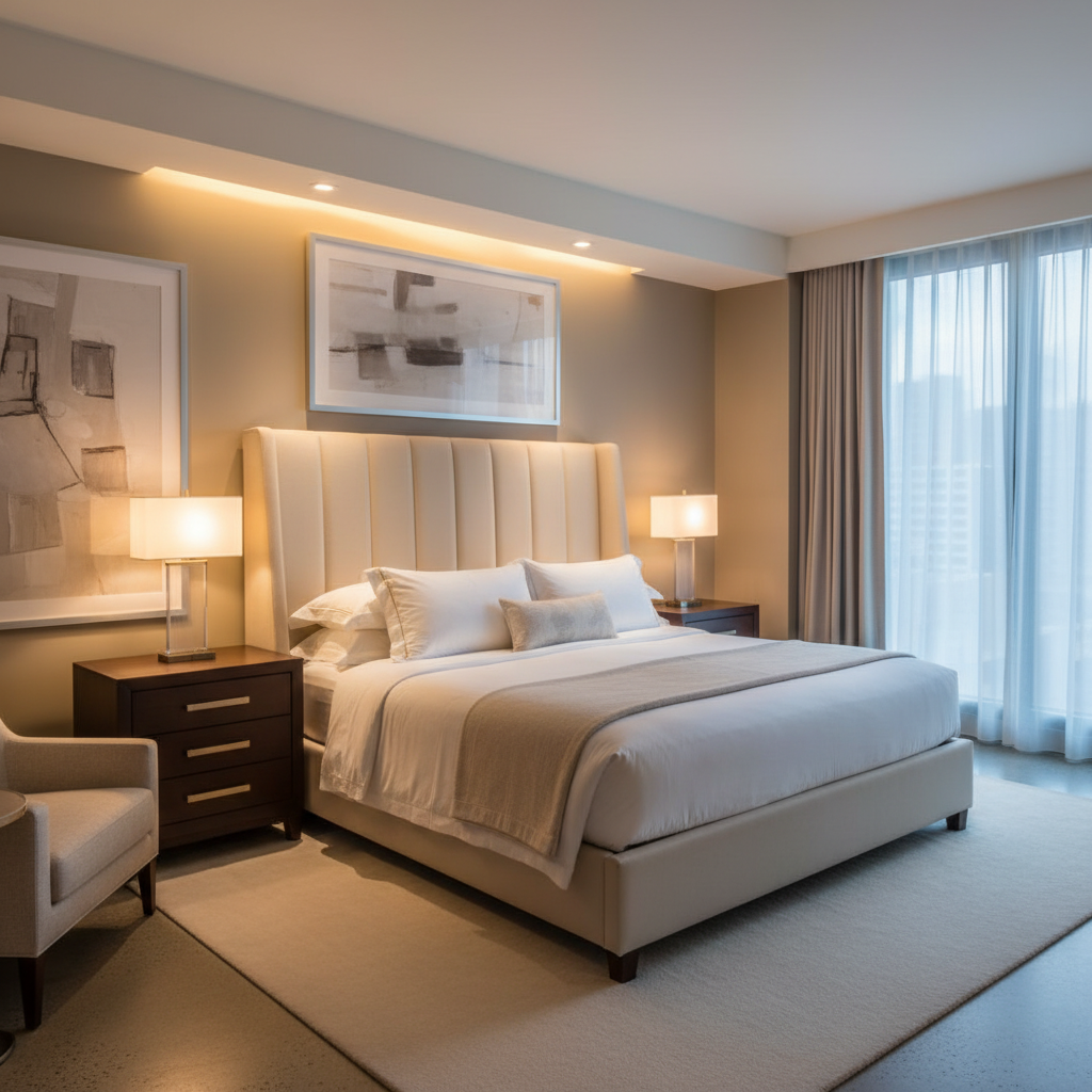 BELVEDERE - BELVEDERE Texture Upholstery Upholstered Headboard | Architectural Fabrics
