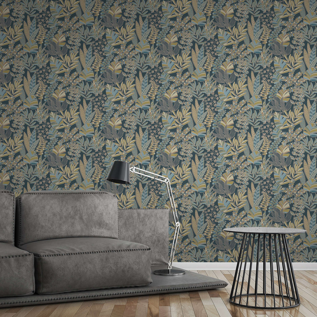 Antigua Teal Wallcovering | AS Creation