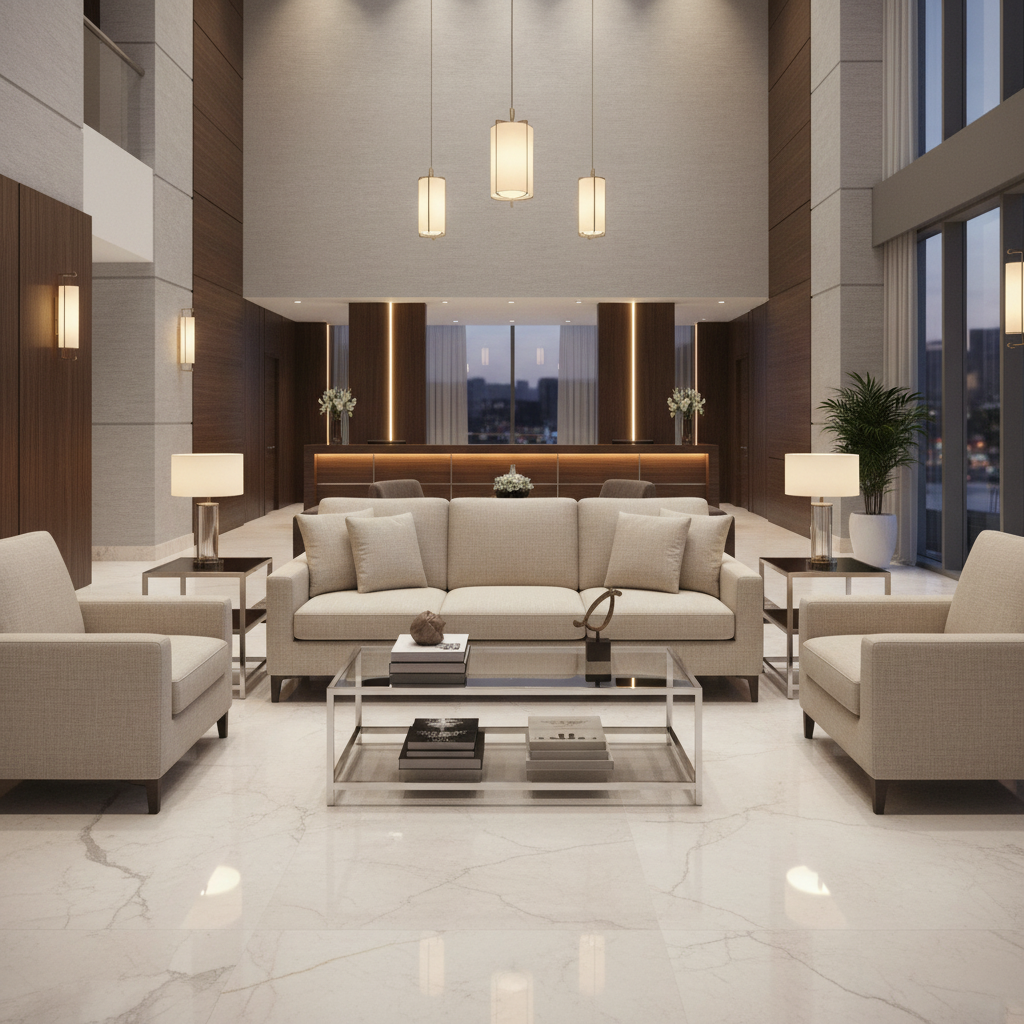 Brushed Linen Weave Oyster Beige Upholstered Sofa | Architectural Fabrics