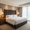 West Indian Lily - Dull Rich Brown Upholstered Headboard | Architectural Fabrics