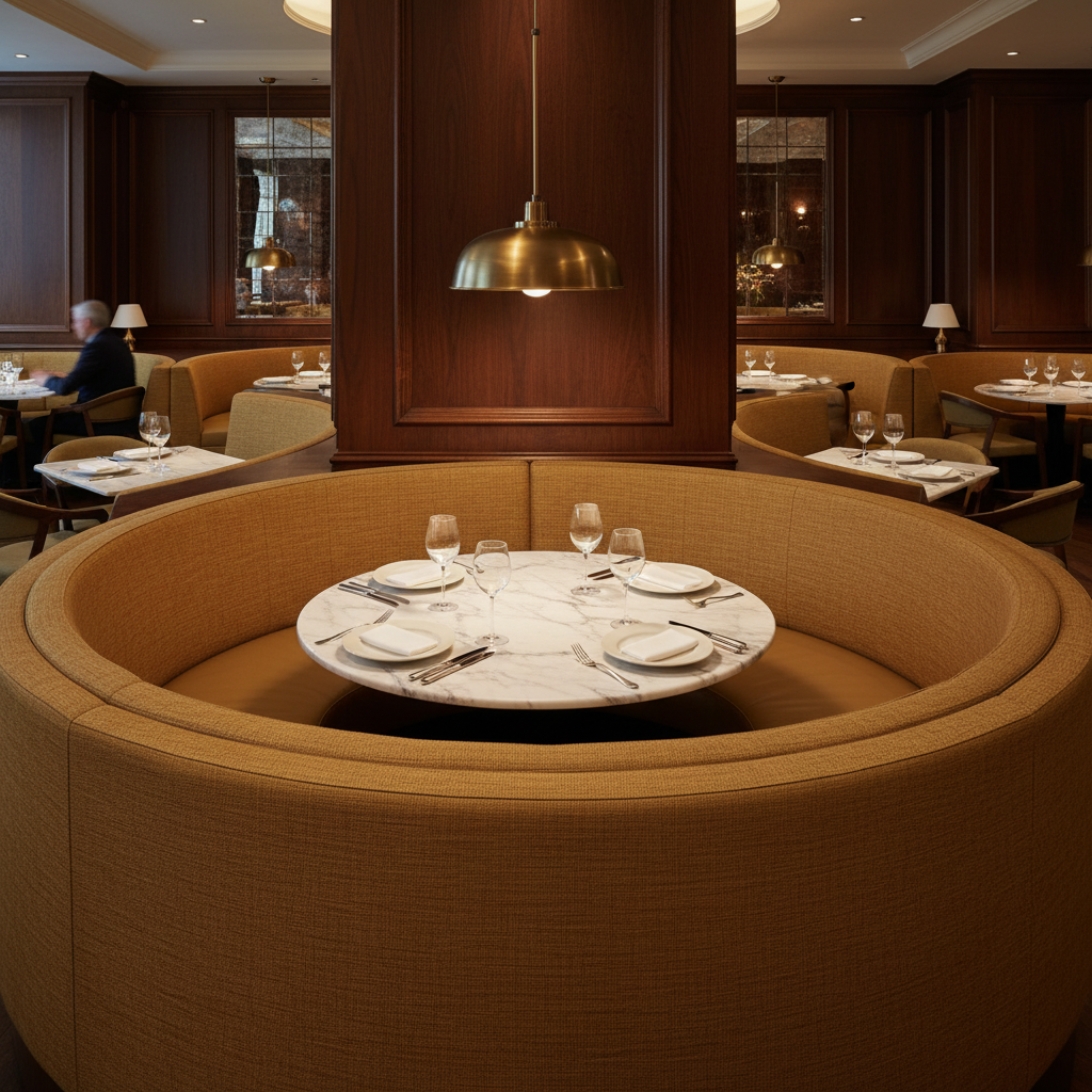 Tortola - Autumn Upholstered Banquette | Architectural Fabrics