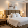 Rattan Bay - Coffee Upholstered Headboard | Architectural Fabrics