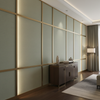 Fine Woven Texture Soft Sage Upholstered Wall Panel | Architectural Fabrics