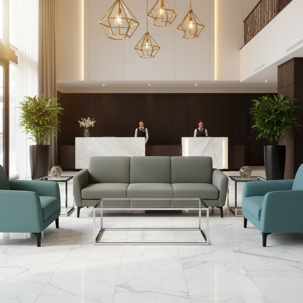 Turquoise Bay - Spruce Upholstered Sofa | Architectural Fabrics