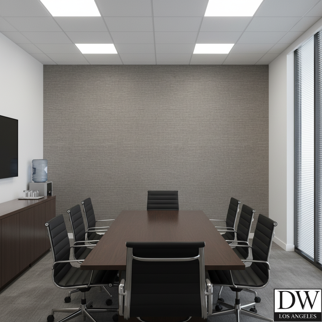 Marseilles Vinyl | Hollywood Wallcoverings - Conference Room commercial room setting