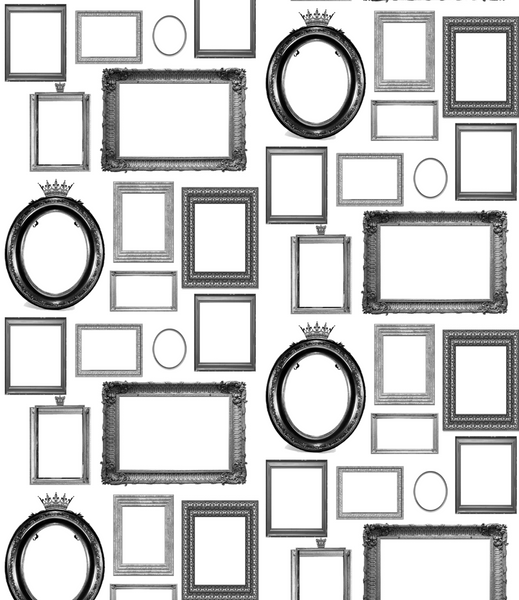 Familjen - Swedish Picture Frames Wallcovering | DW Bespoke Studios