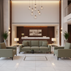 Aarden - Stone Moss Silicone Hybrid Upholstered Sofa | Architectural Fabrics