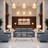 Savannah Bay - Blueberry Upholstered Sofa | Architectural Fabrics