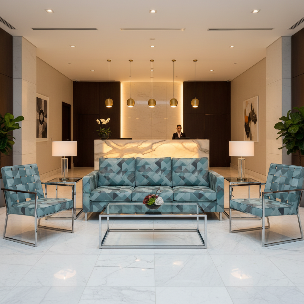 Trellis Bay - Delta Upholstered Sofa | Architectural Fabrics