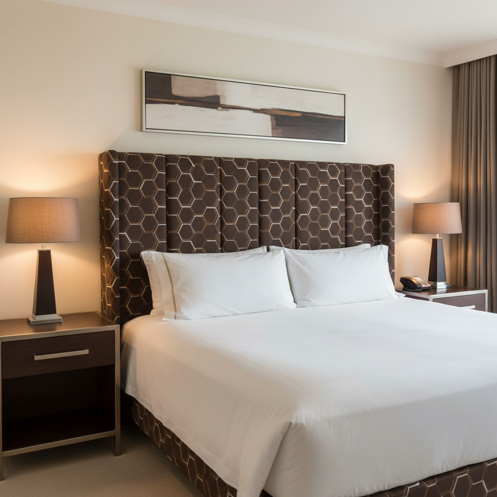 Pelican Cay - Chocolate Upholstered Headboard | Architectural Fabrics