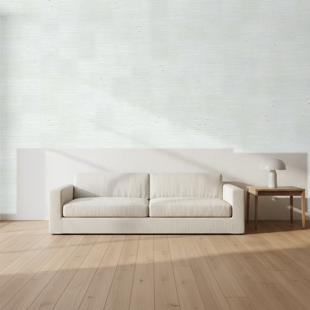 Nantucket Grasscloth Steam Wallcovering | Phillipe Romano room setting