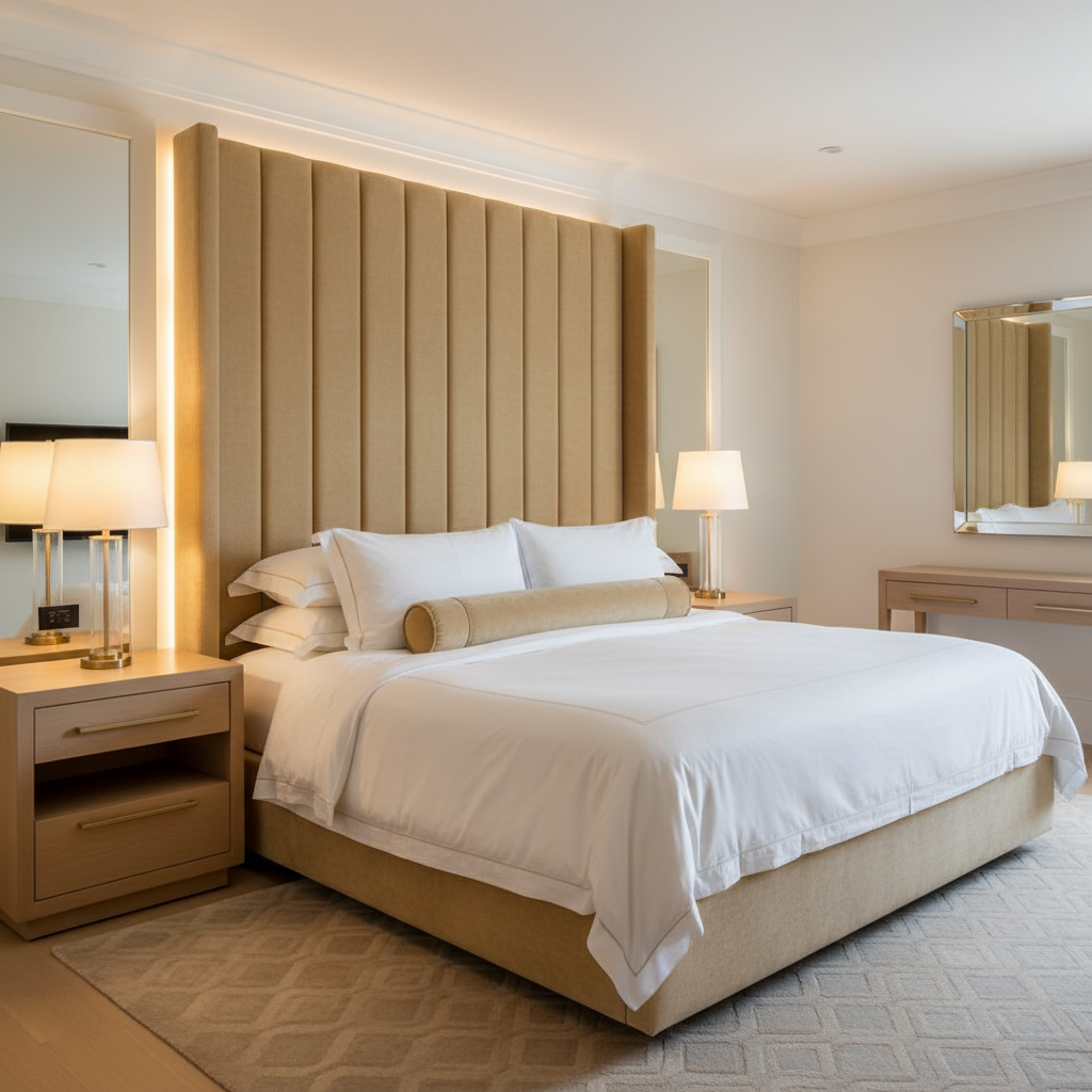 Soper Hole - Kilimanjaro Upholstered Headboard | Architectural Fabrics