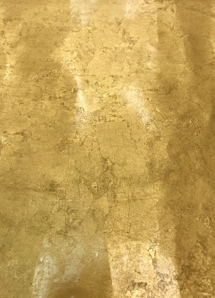 Captiva-Brass Metal Leaf Wallcovering | Phillipe Romano — MTL-500090