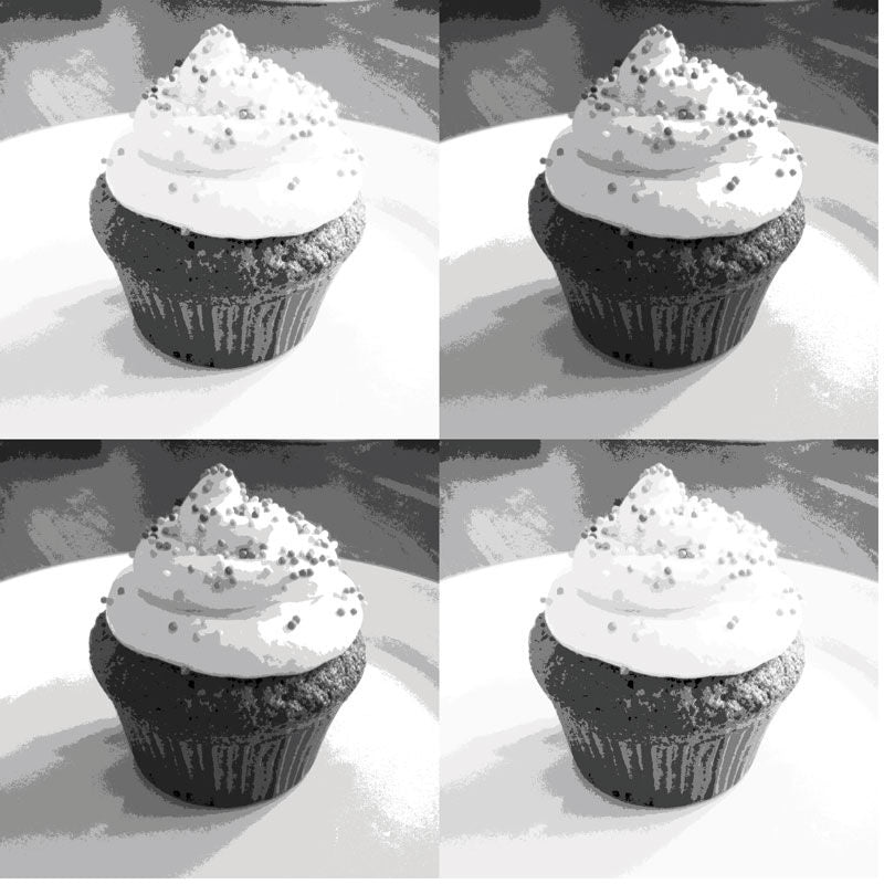 Chloe's Cupcakes - Custom Wallpaper print - Pattern Design Lab