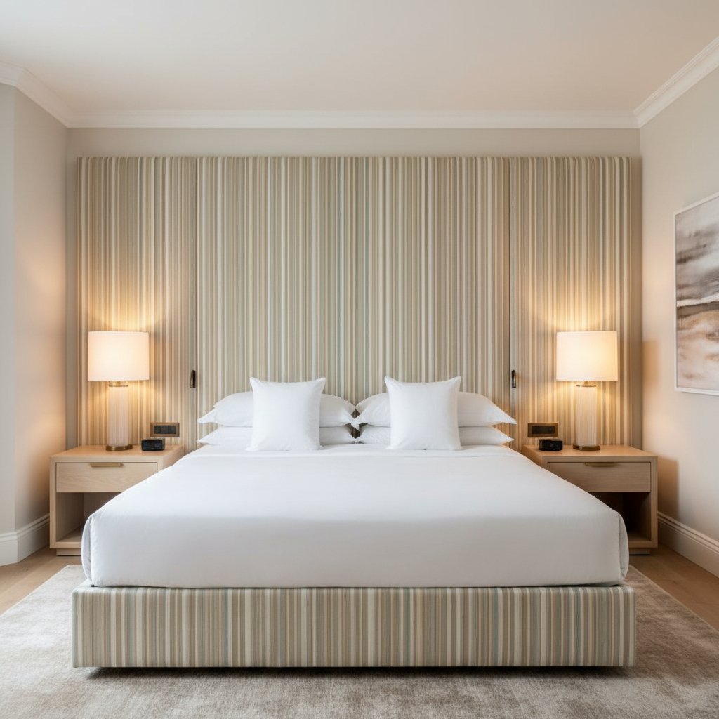 Vista Point - Flax Upholstered Headboard | Architectural Fabrics