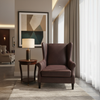 Trunk Bay - Burgundy Upholstered Chair | Architectural Fabrics