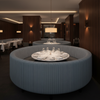 Storm Bay - Twilight Upholstered Banquette | Architectural Fabrics