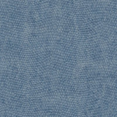 Intrigue Snakeskin Palatial Blue - Steel Blue Commercial Wallcovering | Koroseal