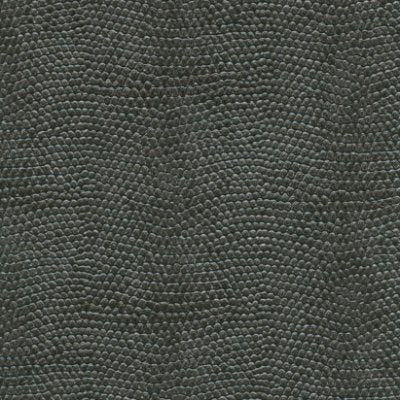 Intrigue Snakeskin Midnight Black - Charcoal Gray Commercial Wallcovering | Koroseal