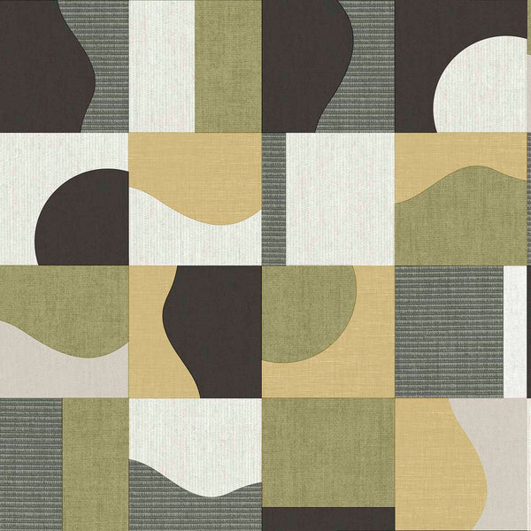 Molte Forme Green | Masi Wallcovering