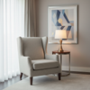 Steeple Reef - Stone Upholstered Chair | Architectural Fabrics