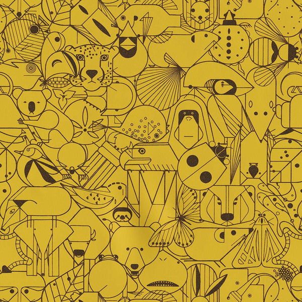 Beguiled by the Wild, Mustard Wallcoverings | Designtex