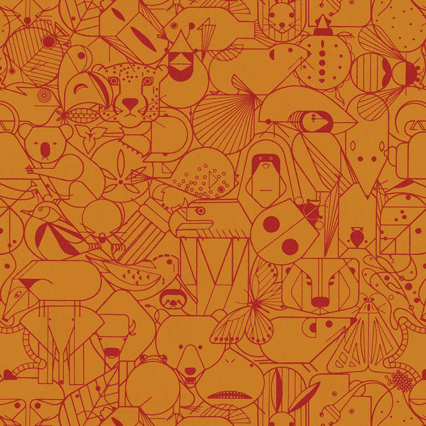 Beguiled by the Wild, Ochre Wallcoverings | Designtex
