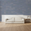 Nantucket Grasscloth Navy Taupe Wallcovering | Phillipe Romano room setting