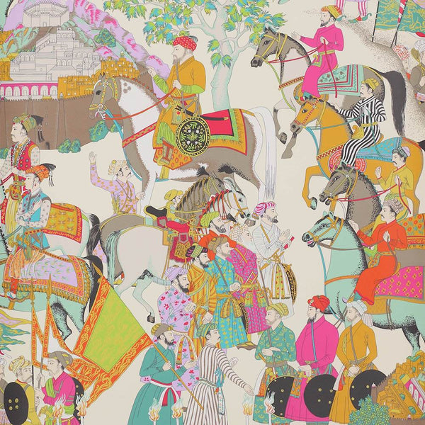 Dara Wallpaper Turquoise | Manuel Canovas