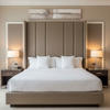 Steeple Reef - Twilight Upholstered Headboard | Architectural Fabrics
