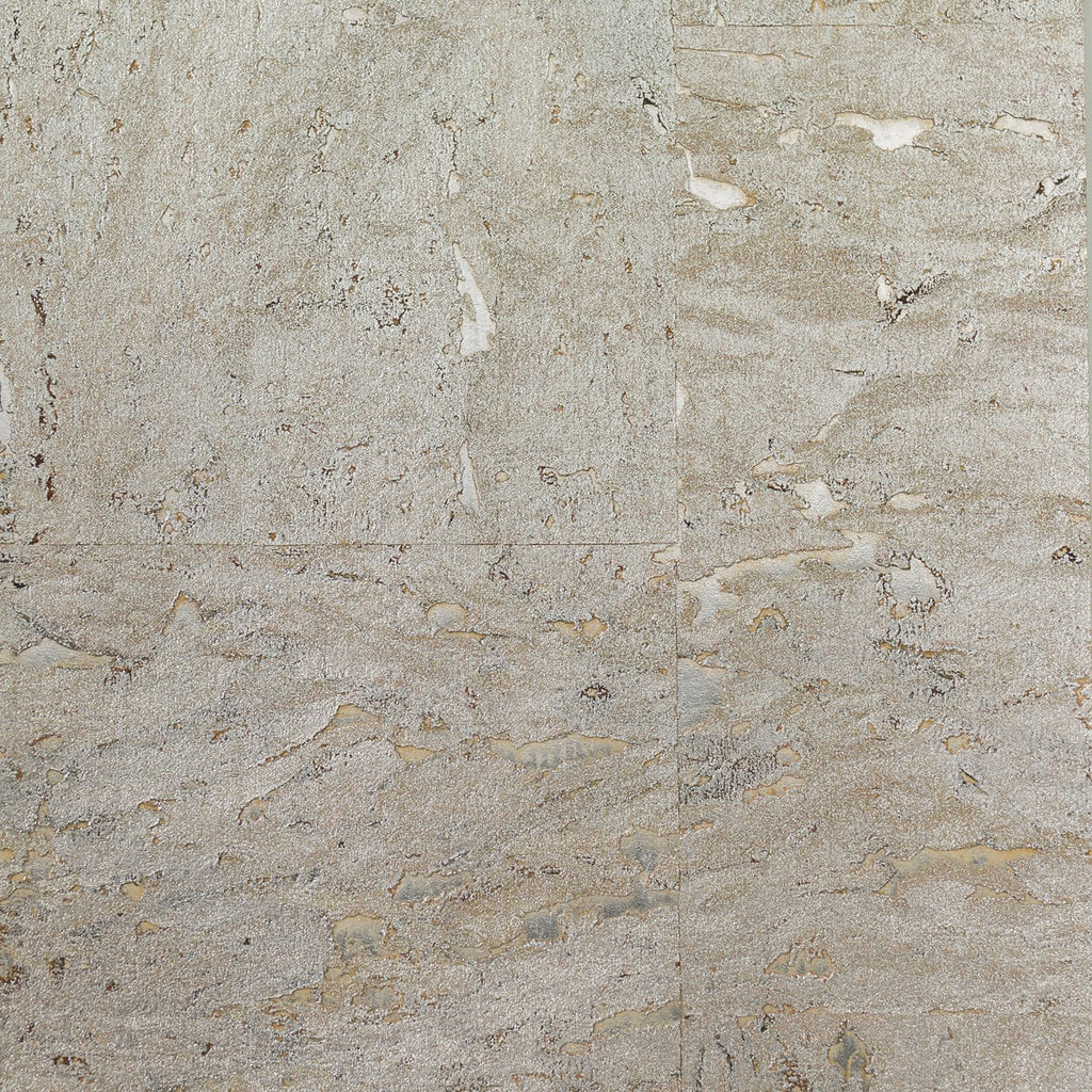 Nantucket Grasscloth Metallic Silver & Cove Gray Wallcovering | Phillipe Romano