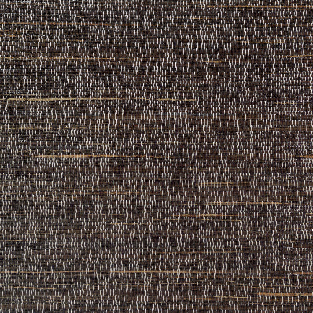 Nantucket Grasscloth Chocolate Wallcovering | Phillipe Romano