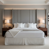 Tweed Bay - Stone Upholstered Headboard | Architectural Fabrics