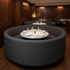 Peter Island - Cinder Upholstered Banquette | Architectural Fabrics