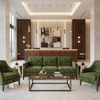 Turf Bay - Leaf Upholstered Sofa | Architectural Fabrics