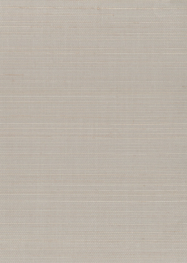 Truro-Silver Peony Abaca Wallcovering | Phillipe Romano