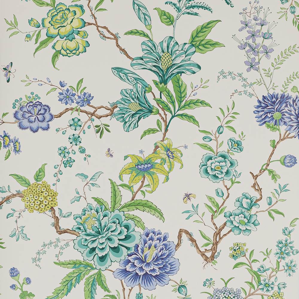 Beauchamp Wallpaper Green | Manuel Canovas