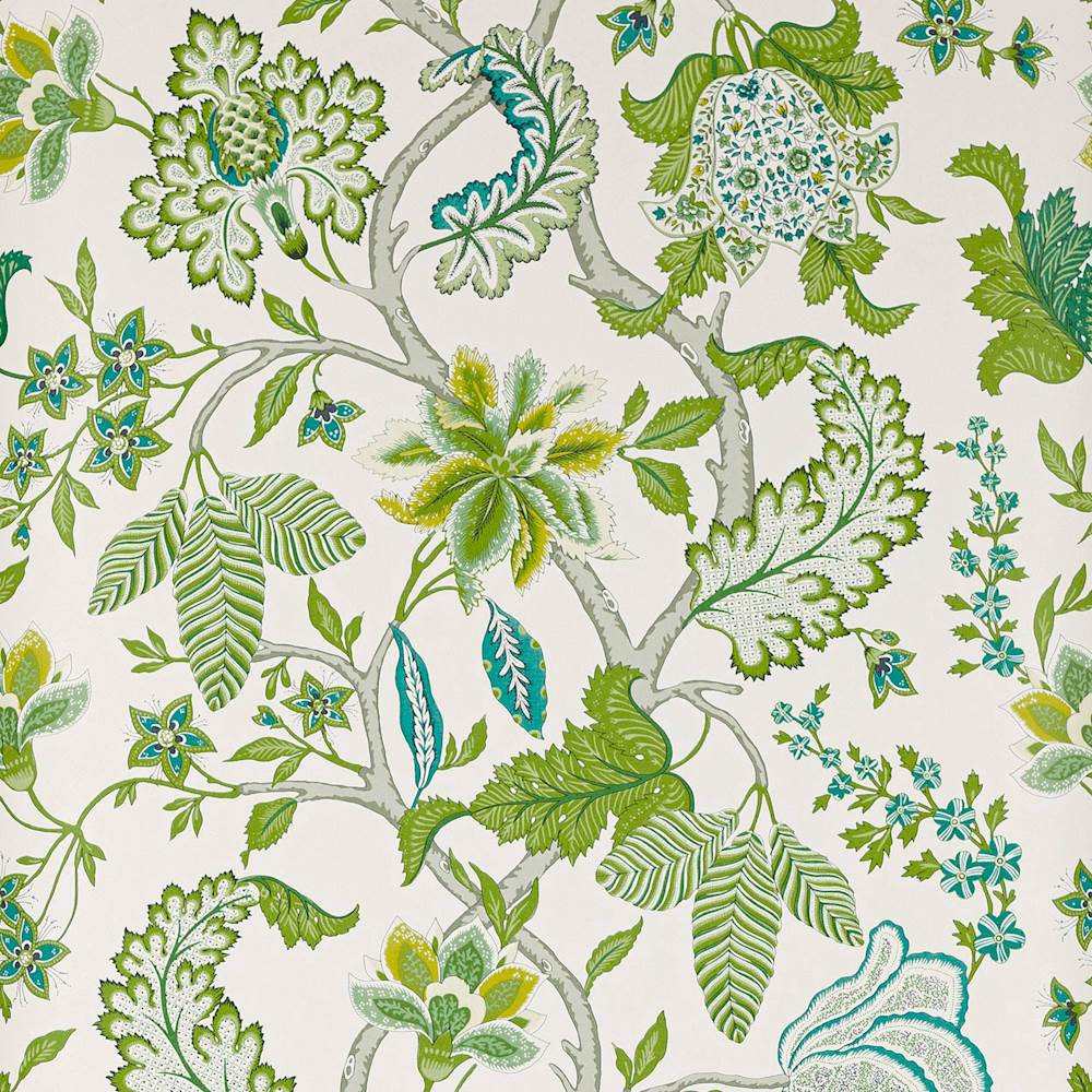 Bagatelle Wallpaper Green | Manuel Canovas